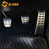Zlord Car Pedal Pad Cover for Kia Sorento KX5 K5 Optima Sportage QL for Hyundai Sonata I40 Tucson Santa Fe IX35 Ceed MT AT