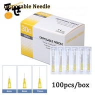 100pcs/box 30G Disposable Painless Small Needle 4mm/6mm/13mm Ultrafine Tattoo Needle Beauty Injectio