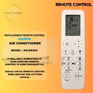 Compatible For DAikin KS-DK05V Air Cond Air Conditioner Replacement Remote Control