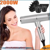 2000W Professional Hair Dryer Fast Drying Ionic Hairdryer with Diffuser Hair Dryers