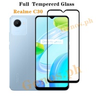 Realme C30 Realme C33 Full Tempered Glass Full Coverage screen protector AGYX