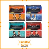 Hot Wheels 2025 Premium Formula 1 (JMM89) - Mclaren / Mercedes AMG Petronas / Moneygram Haas / Visa 