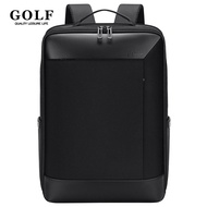GOLF QUALITY Men Backpacks Work Slim Laptop Backpack 15 6 inches Waterproof Black Business Man Commu