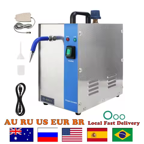 1300W Jewelry Steam Cleaner – 2L Stainless Steel Cleaning Machine for Gold, Silver, and Gemstones, I