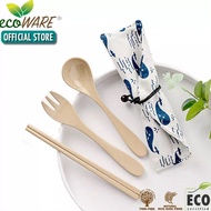 ecoWARE Ricehusk Children Cutlery Set