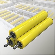 Pack of 3 Polyurethane Conveyor Rollers, Industrial Conveyor Belt Replacement Roller Dia 1.4" 2" 2.4