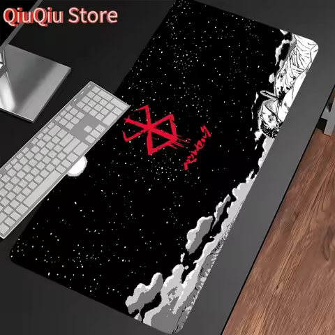 Mouse Pad Gaming Accessories Varmilo Keyboard Computer Mousepad Berserk Guts Anime Dywan Gamer 900X4