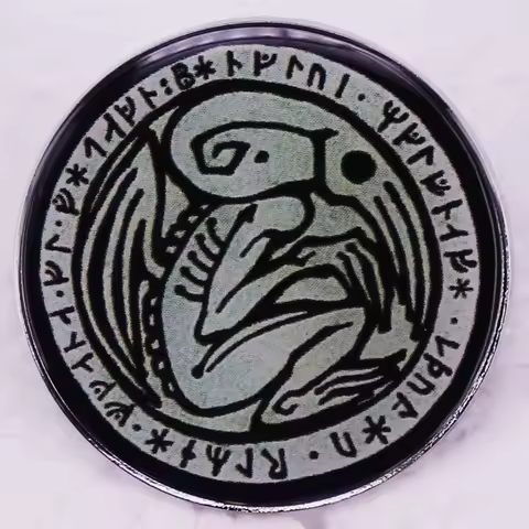 The Call of Cthulhu Enamel Pins Badge Button Horror Books Nerdy