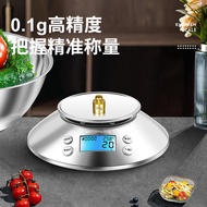 Penimbang dapur elektronik keluli tahan karat baharu untuk kegunaan rumah dengan mangkuk, penimbang 