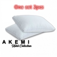 Ready Stock 2pcs Akemi Premium Fibre Pillow Hotel Collection