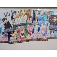 [GS FUNNY SHOP] 1 Weiss Schwarz Card genuine Anime Sword Art Online character - SAO (R) - compilatio