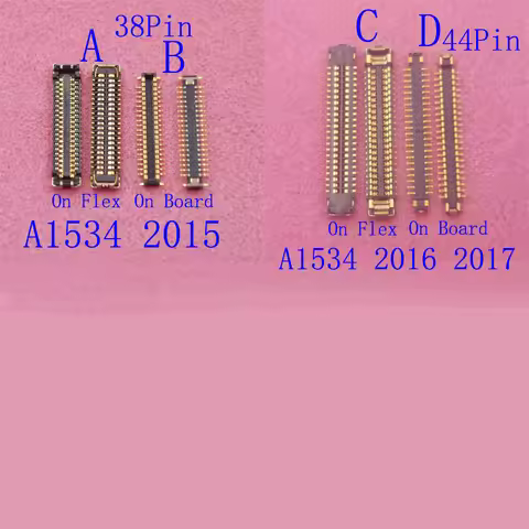 2-50Pcs For MacBook 12" A1534 2015 2016 2017 I/O DC USB-C Charger Charging Power Connector Plug Sock