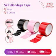 10m Self-Bondage Tape – Static-Free Adhesive Restraint Tape for Couples Bondage & Roleplay