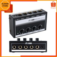 Eldawi - MicroMix Professional Ultra-compact Karaoke Mixer Amplifier 4CH - MH400