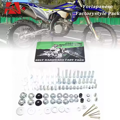 Motorcycles Fairing Fender Screw Bolt Kit Fastener Set For Kawasaki 80 85 100 125 250 450 KX KLX KX2