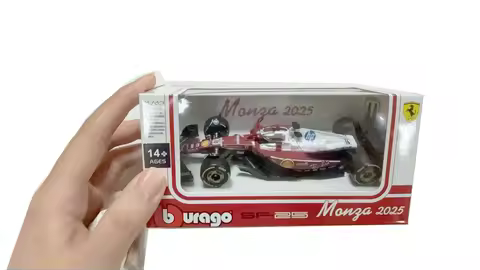 New 2025 F1 Bburago 1:43 Mclaren Mcl39 Miami Gp Monaco Gp Amg W16 F1 Alloy Miniature Diecast Model F
