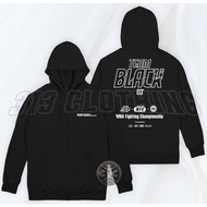 Jacket Jinx Team Black Outfit Joo Jaekyung Manhwa/Zipper Hoodie Team Black Jinx MMA Gym