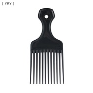 YKY Wide Teethb Hair Pick Plasticb for Curly Afro Hair Styling