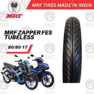 MRF ZAPPER TUBELESS TIRE 90/100-10 90/90-12 110/70-13 80/80-14 90/80-14 100/80-14 80/80-17 90/80-17
