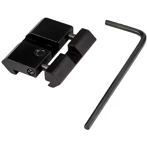 Snap-in Scope Adapter Mount Base 11mm Dovetail to 20mm Picatinny Rail Mount Hunting Rifle Ring Conve