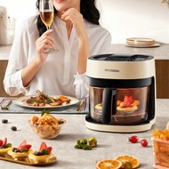 220V Air Fryer Visual Multi-Ftion Transparent Glass Large Capacity Intelligent Electric Oven Air Fryer Oven Deep Fryer