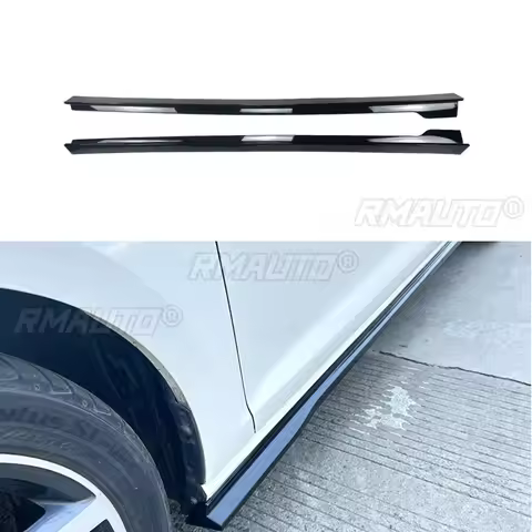 For VW Golf MK7 7.5 TCR Car Side Skirt Lip Spoiler Extension Splitter Diffuser Guard For VW Golf MK7
