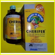 ☽ ◩ ◵ Cherifer syrup with zinc Syrup 240mL &  Drops, cherifer immunomax sy,r 120mL choose