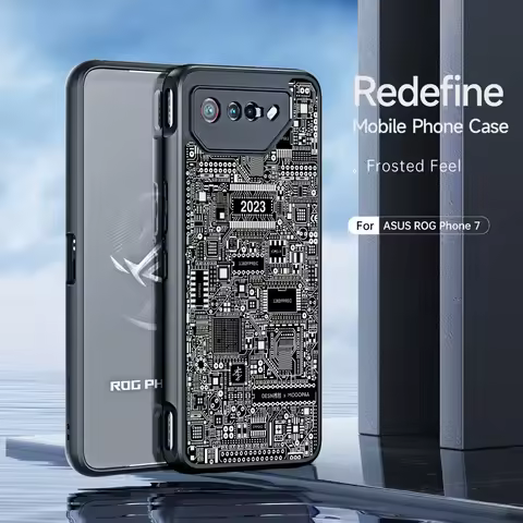 For ASUS ROG Phone 6D Ultimate Phone 6 Pro 7 Ultimate 8 Pro 8 Ultimate Shock Fall Prevention Transpa