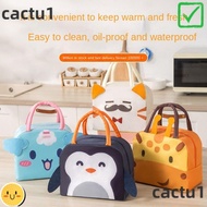 DIEMON Cartoon Stereoscopic Lunch Bag, Portable Thermal Bag Insulated Lunch Box Bags, Lunch Box Accessories Thermal  Cloth Tote Food Small Cooler Bag