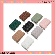COCOFruit Coin Purse - PU Leather, 8 Color Options, Large Zippered Wallet