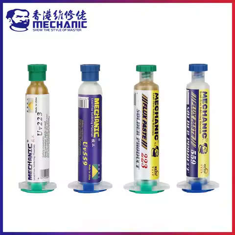 MECHANIC UV559/223 10cc High Activity Mild Rosin Lead-Free Solder Flux No-Clean Light odor Welding P