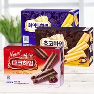Korea Imported Snacks Snacks Baoruiqi Chocolate Flavor Hazelnut Wafer Biscuits 4g#2025.5.14#