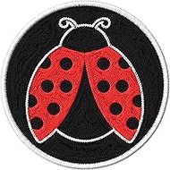 Ladybug Patch Embroidered Iron on Patches for Clothes Backpacks Bags Jeans Jackets Size 3" ID45095