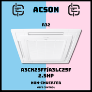 Acson MyEco R32 Non inverter Ceiling Cassette 2.5HP A3CK25FF/A3LC25F Wifi