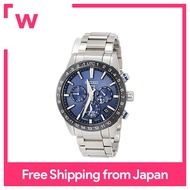 [Seiko Watch] Astron 3rd Generation GPS Solar Blue Dial World Time Function Sapphire Glass Diamond Shield SBXC015 Men's Silver