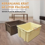 60L Palis Crate - Multipurpose Basket Large Basket Crate/ Ready to Ship Storage/