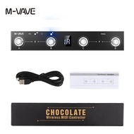 【Deal of the day】 M-Vave Chocolate Bt Wireless Programmable Midi Controller 4 Footswitch Supports Usb Midi For Bias Fx 2/ Zoom Ms-50g /zoom G1xon