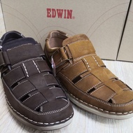 EDWIN MEN'S LEATHER SANDAL # MEN'S LEATHER SHOES # E30347 # KASUT KULIT LELAKI # CASUAL WEAR # NEW A