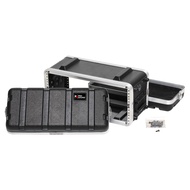 (READY STOCK)ABS-4US ABS 4U Short Flight Case Equipment Case For Wireless Mic and Accessories