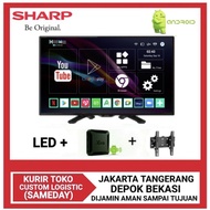 Terlaris Sharp Smart Android 11 Tv Led 24 Inch Dc1I Digital Tv Garansi