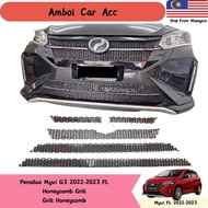 Perodua Myvi G3 2022-2023 FL Honeycomb Grill Grill Honeycomb ( H/AV Spec Only )