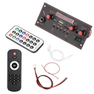 D137BT MP3 BT 5.0 Decoding Board 2x10W Amplifier With Remote Control Supports MP3/WMA/WAV/APE/FLAC M