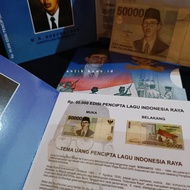 Uang kuno 50000 ribu wr Soepratman lengkap folder khusus