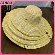 PANPIA Sunshade Hat Straw Hat Farmers Outdoor Sunblo Hat Pastoral Agricultural Sunblo Hat