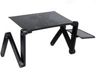 Adjustable Portable Aluminum Laptop Desk for Table Stand Notebook Table (Color : Roze) Commemoration Day