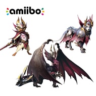 【Nintendo 任天堂】Switch 《魔物獵人崛起 破曉》 Amiibo 爵銀龍 艾路(爵銀龍貓) 加爾克(爵銀龍犬) 三支組(獨立包裝)