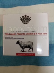 Rb royal blanco Lano cream with lanolin, placenta, vitamin E &amp; aloe vera 100g 皇家布蘭高羊脂膏 皇家布蘭高羊脂胎盤素蘆薈潤膚霜