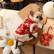dog chinese new year clothes French Bulldog New Year Clothes New Year Clothes Chinese Style Tang Sui