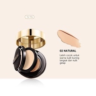【Ready】New Gmeelan Black Truffle Air Cushion | High Coverage & Oil-Control Cushion Foundation | Conc