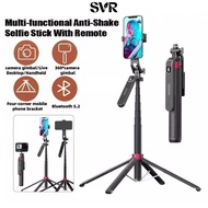 P185 P195 1.8M Handheld Selfie Stick Bluetooth Remote Foldable Tripod Quadruped Gimbal Stabilizer Ca